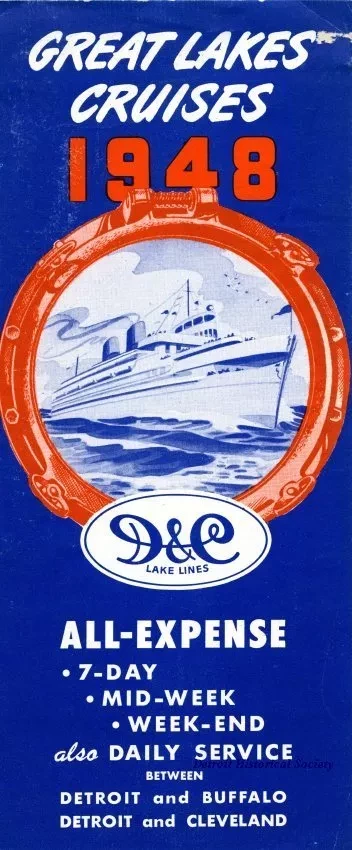Brochure - Great Lakes Cruises, 1948
D&C Lake Lines
