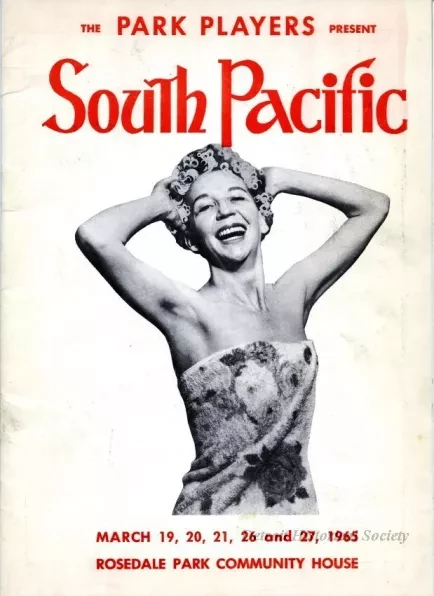 Program, Theater - The Park Players Present South Pacific