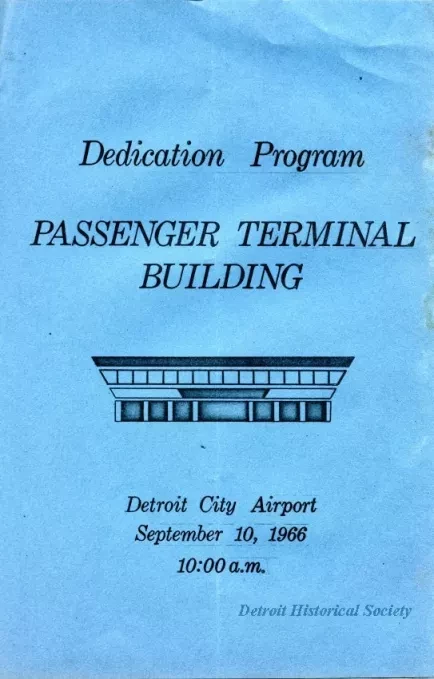 Program - Dedication Program
Passenger Terminal Building