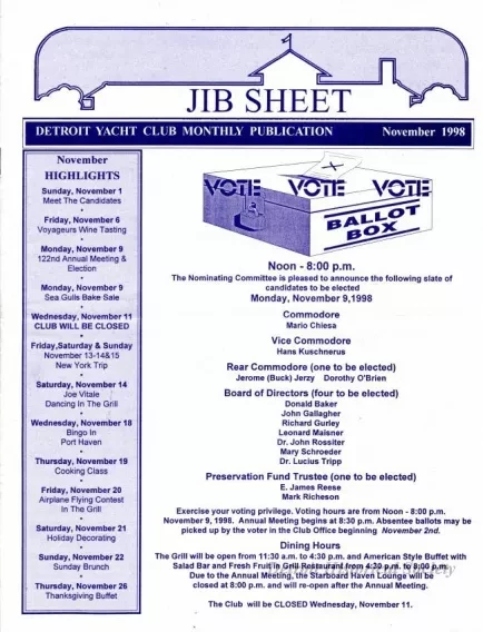 Newsletter - Jib Sheet
