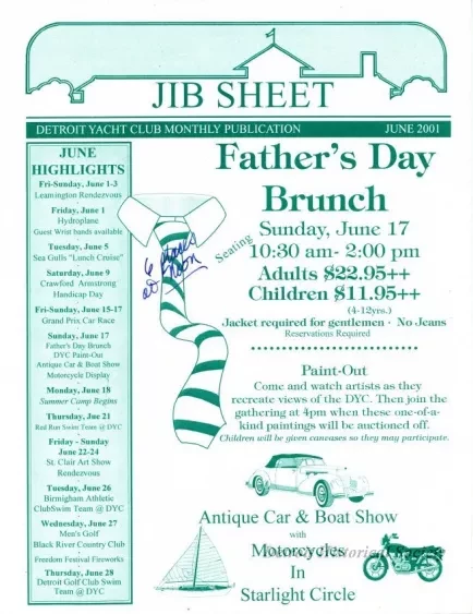 Newsletter - Jib Sheet