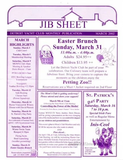 Newsletter - Jib Sheet