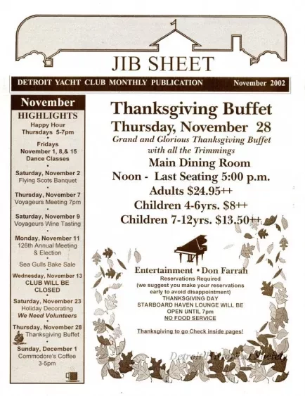 Newsletter - Jib Sheet