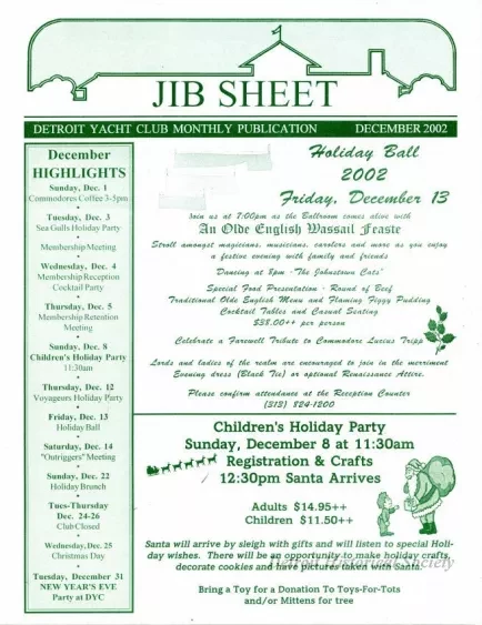 Newsletter - Jib Sheet