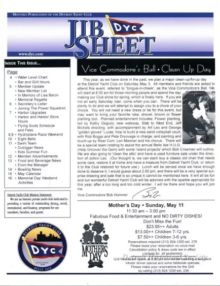 Newsletter - Jib Sheet