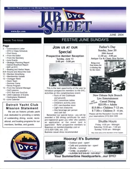 Newsletter - Jib Sheet