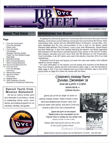 Newsletter - Jib Sheet