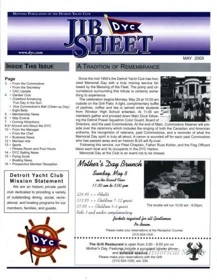 Newsletter - Jib Sheet