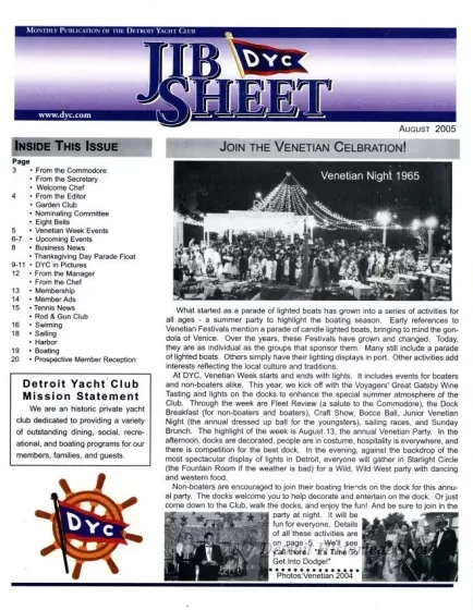 Newsletter - Jib Sheet