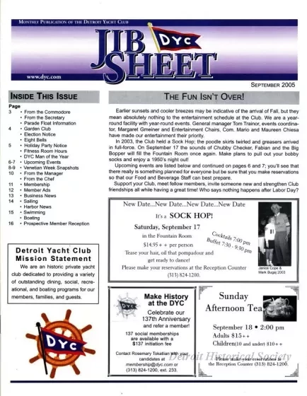 Newsletter - Jib Sheet
