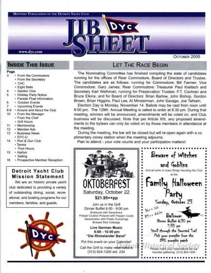Newsletter - Jib Sheet