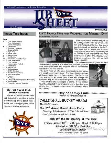 Newsletter - Jib Sheet
