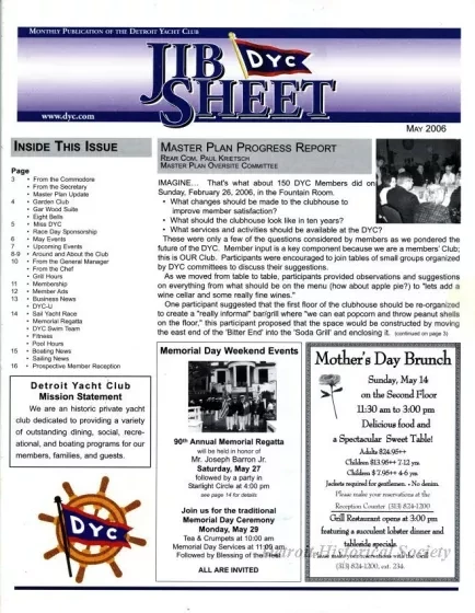 Newsletter - Jib Sheet