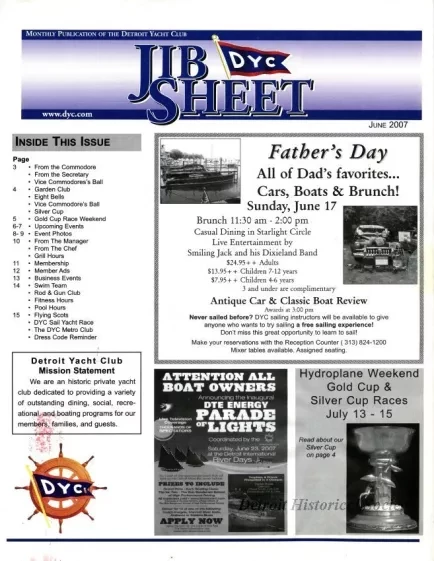 Newsletter - Jib Sheet