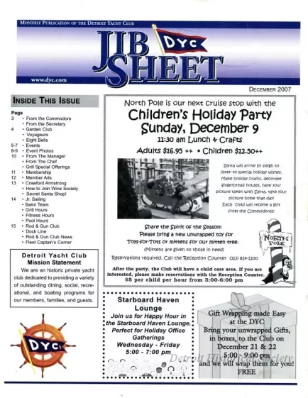 Newsletter - Jib Sheet