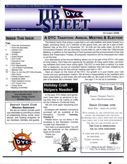 Newsletter - Jib Sheet