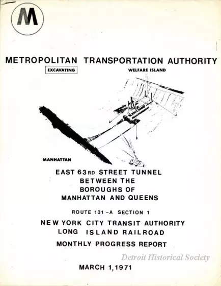 Report - East 63rd Street Tunnel Between the Boroughs of Manhattan and Queens