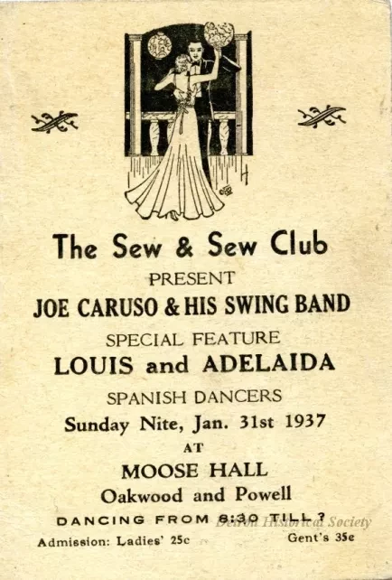 Card, Advertising - The Sew & Sew Club