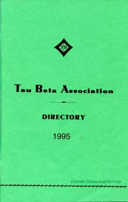 Directory - Tau Beta Association Directory, 1995