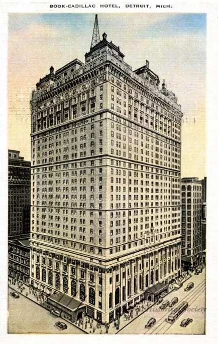 Postcard - Book-Cadillac Hotel, Detroit, Mich.