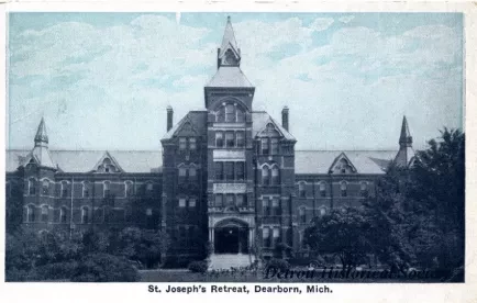 Postcard - St. Joseph's Retreat, Dearborn, Mich.