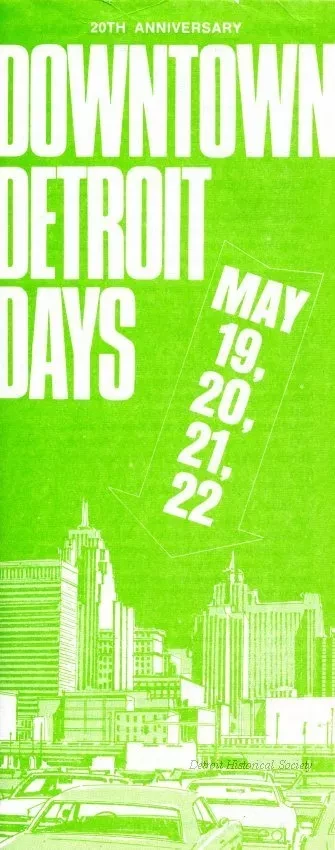 Brochure - Downtown Detroit Days