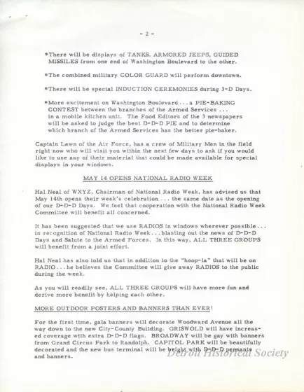 Letter - News Bulletin
Central Business District Association