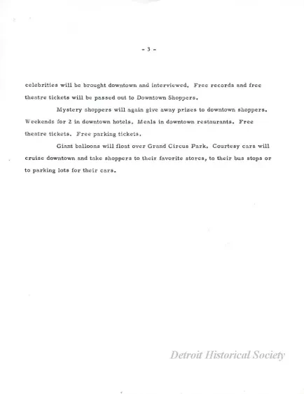 Letter - News Bulletin
Central Business District Association