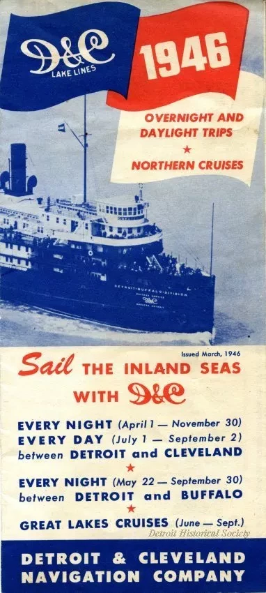 Brochure - D&C Lakes Lines, 1946