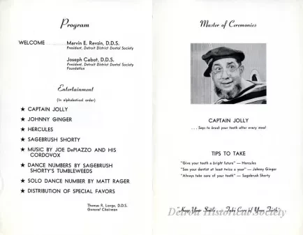 Program - The 1964 Children's Dental Health Day Program