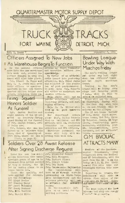 Newsletter - Truck Tracks, Vol. I, Issue 7