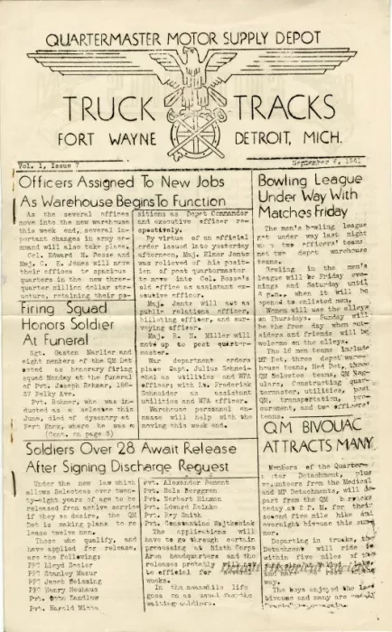 Newsletter - Truck Tracks, Vol. I, Issue 7