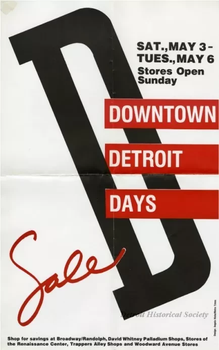 Sign - Downtown Detroit Days