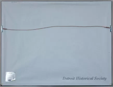 Print - Detroit Riverfront, Moonlight Cruise on the Steamer, Ste. Claire in 1929