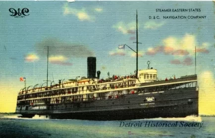 Postcard - Steamer, Eastern States
D. & C. Navigation Company