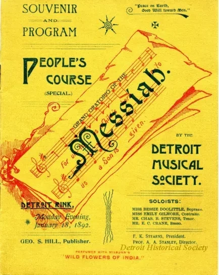 Program, Theater - Messiah