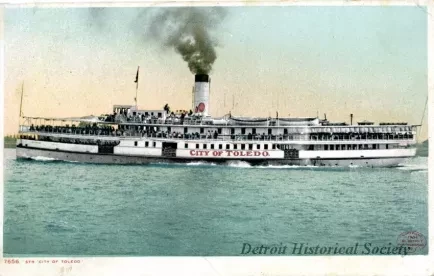 Postcard - 7656.  Str. City of Toledo