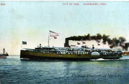 Postcard - City of Erie, Cleveland, Ohio