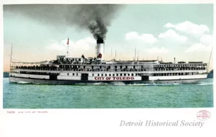 Postcard - 7656.  Str. City of Toledo