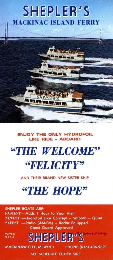 Brochure - Shepler's Mackinac Island Ferry