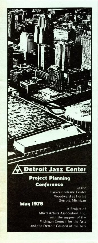 Brochure - Detroit Jazz Center
Project Planning Conference