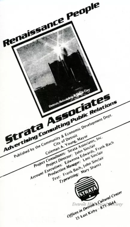 Advertisement - Renaissance People
Strata Associates