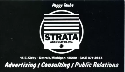 Card, Business - Peggy Taube
Strata Associates, Inc.