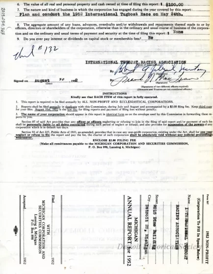 Report, Annual - Michigan Annual Report
Non-Profit Corporations - 1952