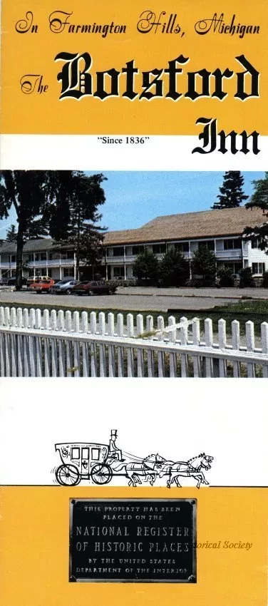 Brochure - The Botsford Inn