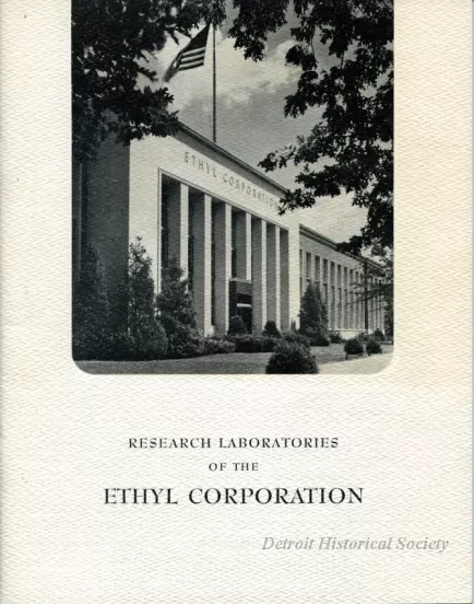 Booklet - Research Laboratories of the Ethyl Corporation