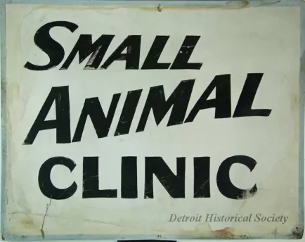 Sign, Informational - Small Animal Clinic