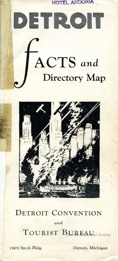 Brochure - Detroit Facts and Directory Map