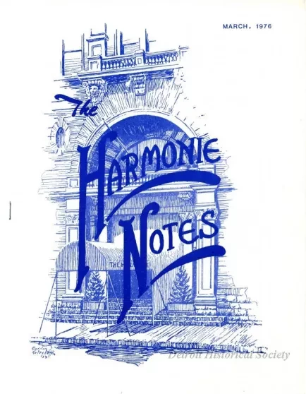 Newsletter - The Harmonie Notes