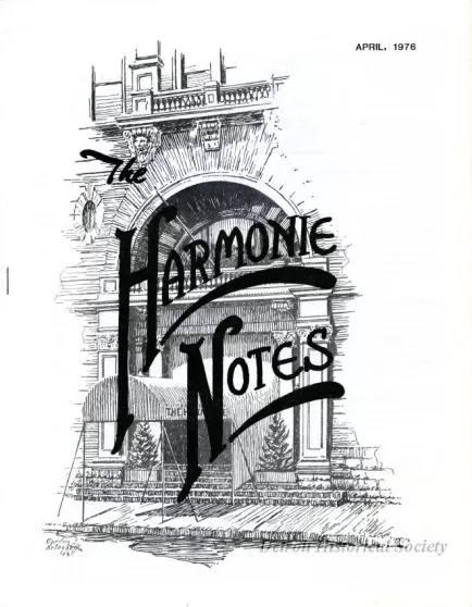 Newsletter - The Harmonie Notes
